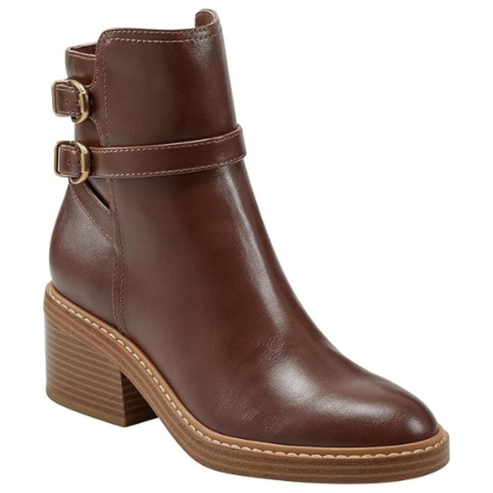 Marc Fisher Women's Marieta Ankle Boot Zip Closure Size 5.5M